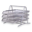 Picture of MESH DESK TRAY 3 TIER SILVER